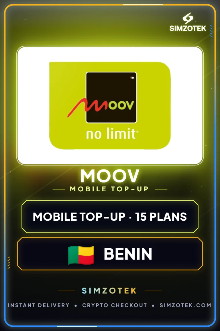 Moov Mobile Top-Up (Benin)