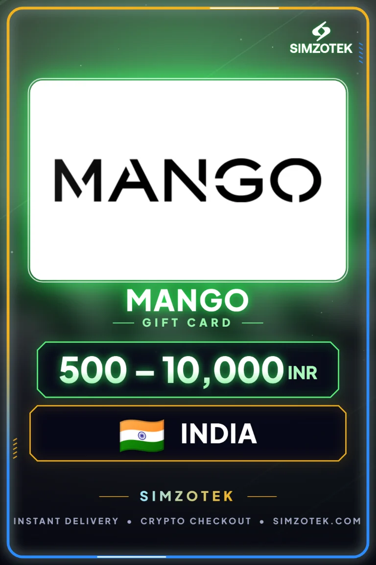 Karta podarunkowa Mango (Indie)