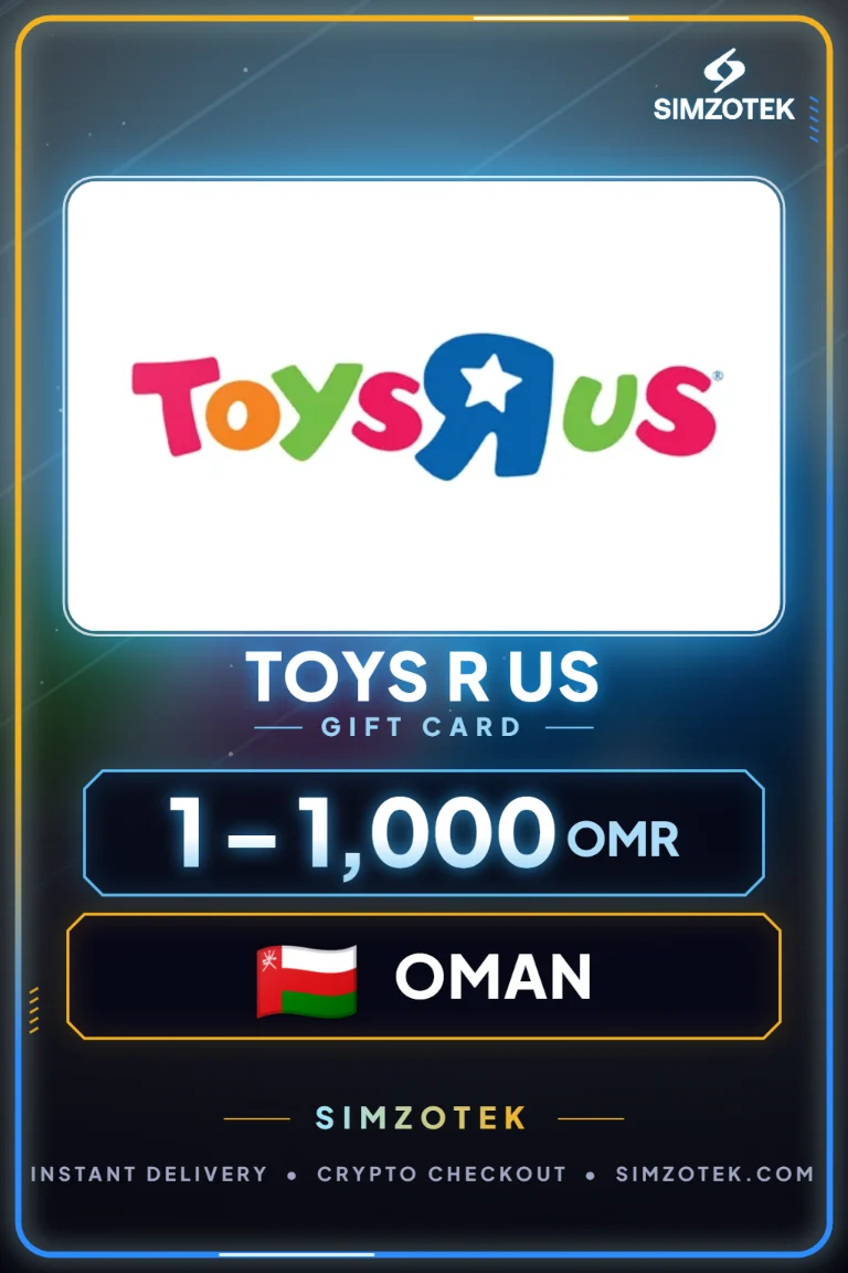 Dárková karta Toys R Us (Omán)