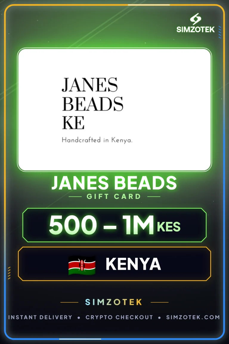 Janes Beads Gift Card (Kenya)