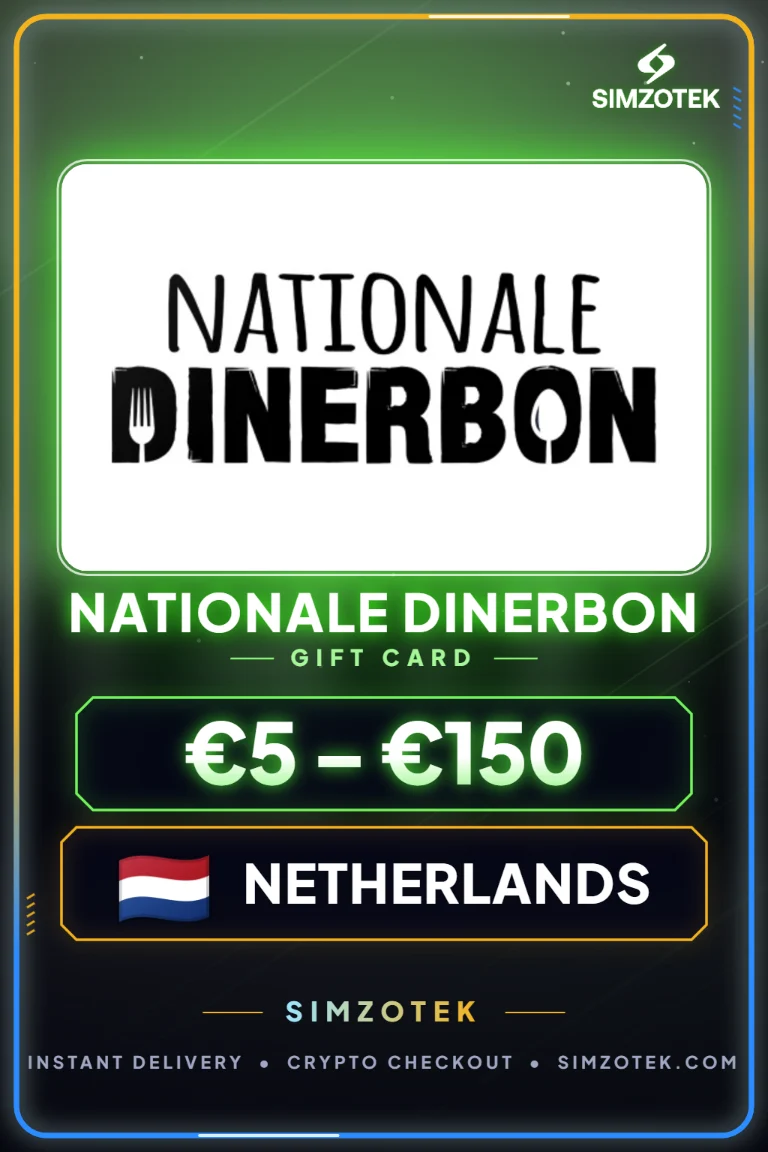 Dárková karta Nationale Dinerbon (Nizozemsko)