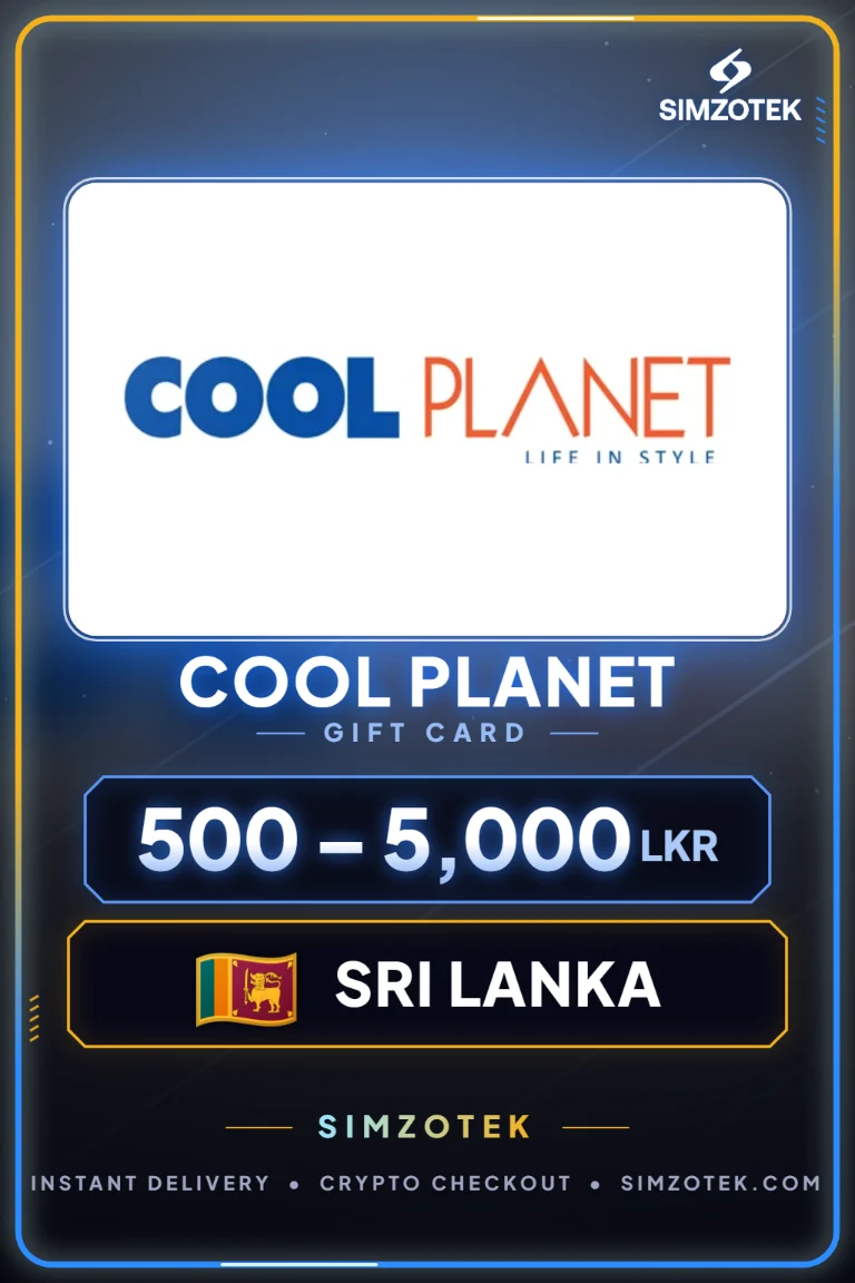 Cool Planet Geschenkkarte (Sri Lanka)