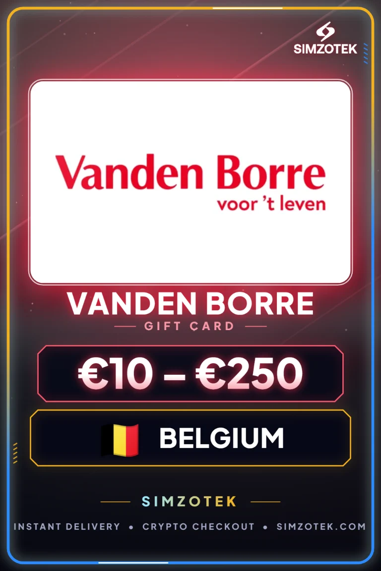 Vanden Borre 기프트카드 (벨기에)