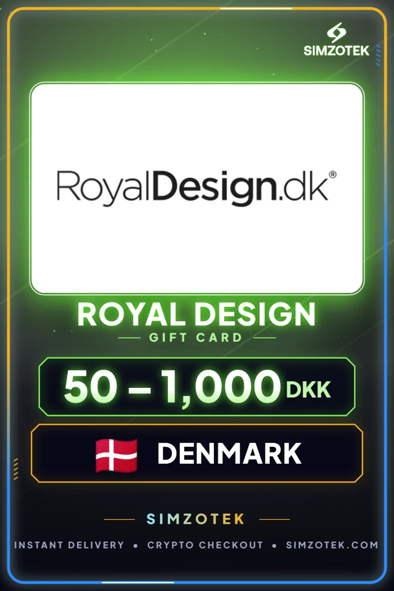 Royal Design Gift Card (Denmark)