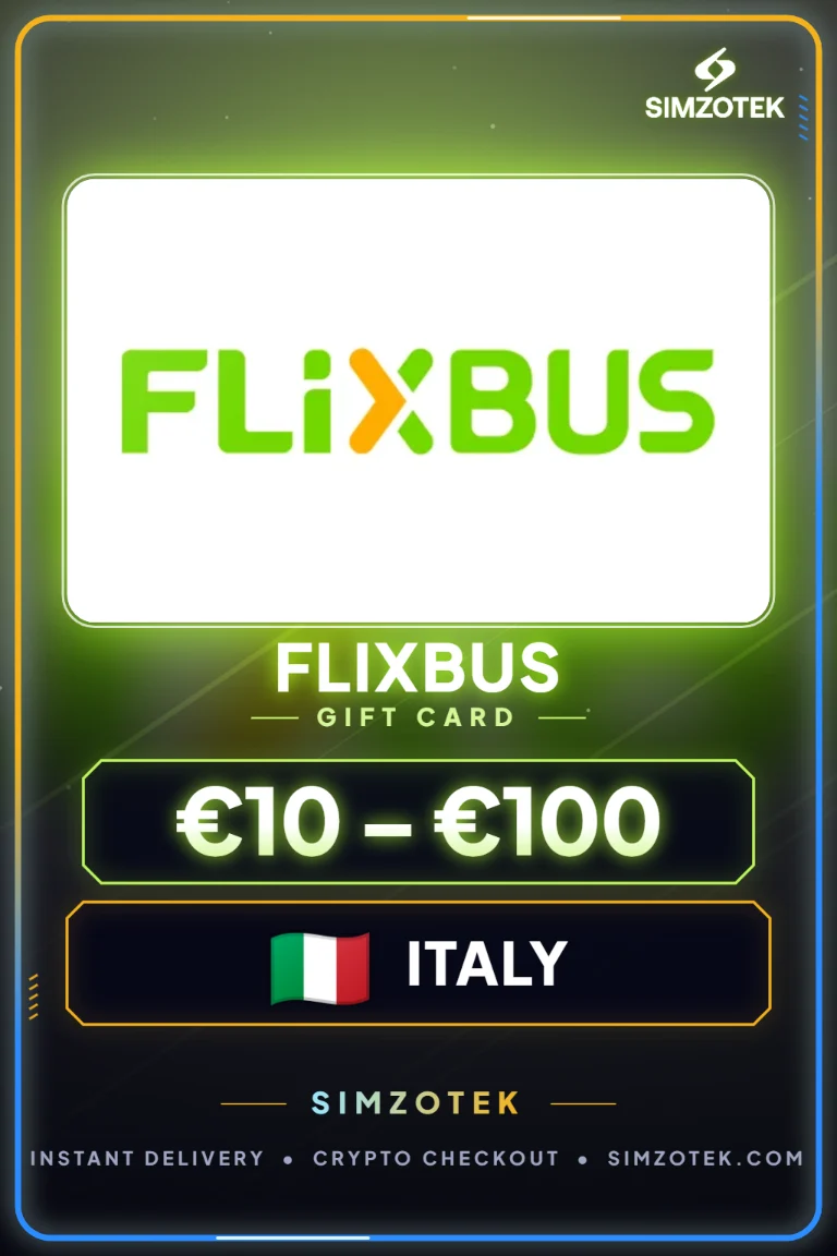 Dárková karta FlixBus (Itálie)