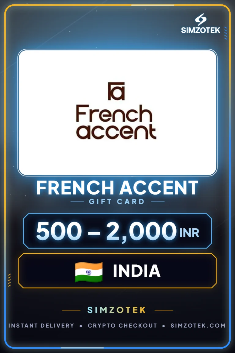 Carta regalo French Accent (India)
