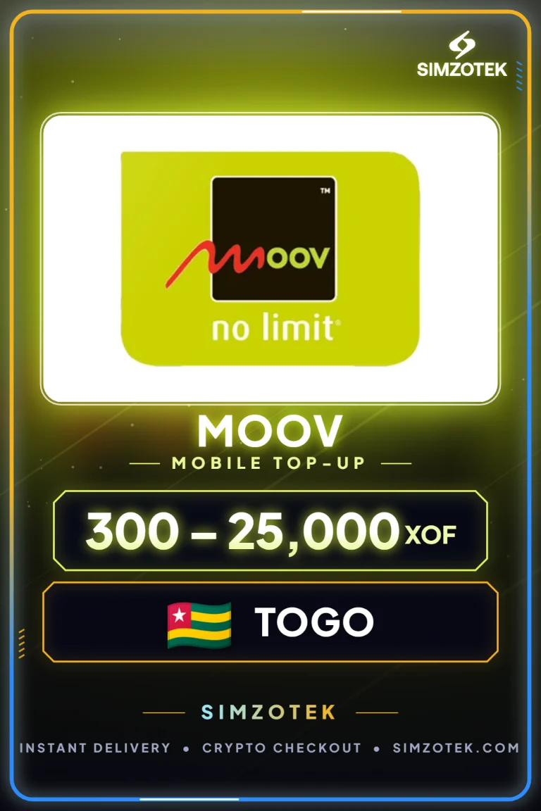 Moov Mobile Top-Up (Togo)