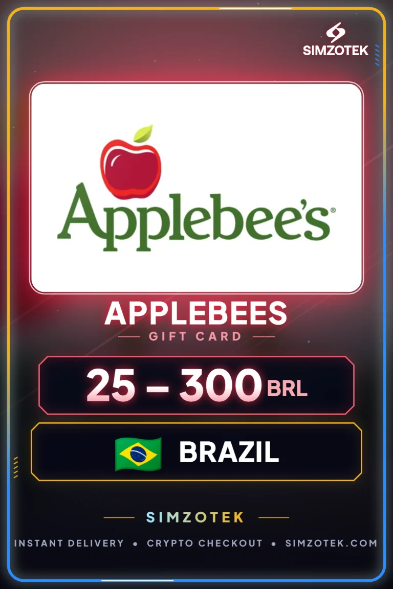 Applebees dovanų kortelė (Brazilija)