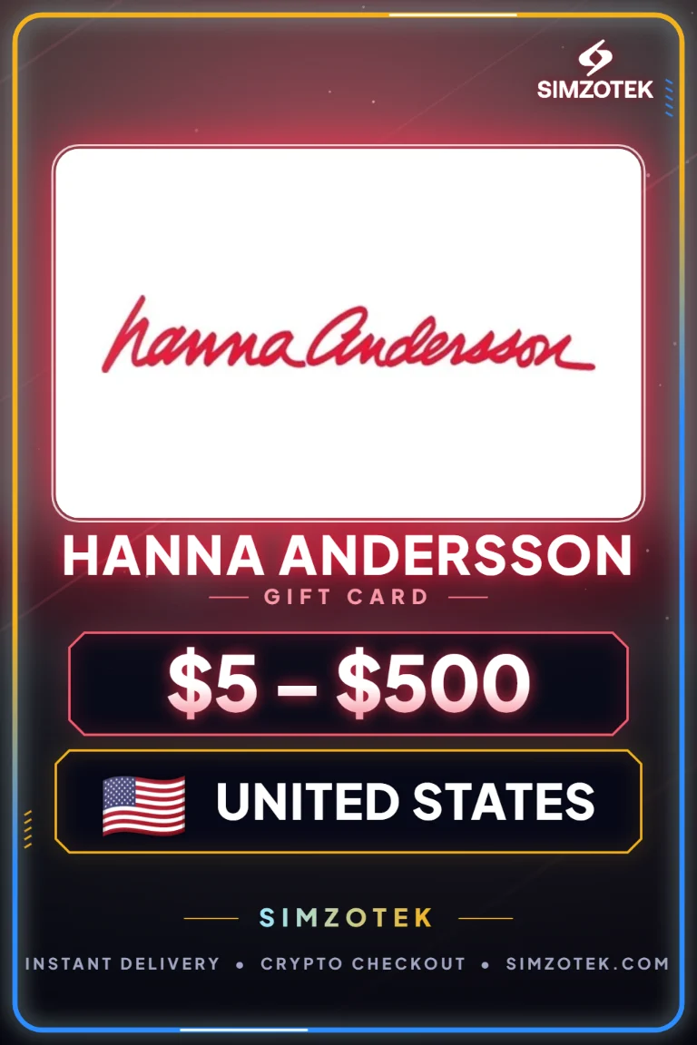 บัตรของขวัญ Hanna Andersson (สหรัฐอเมริกา)