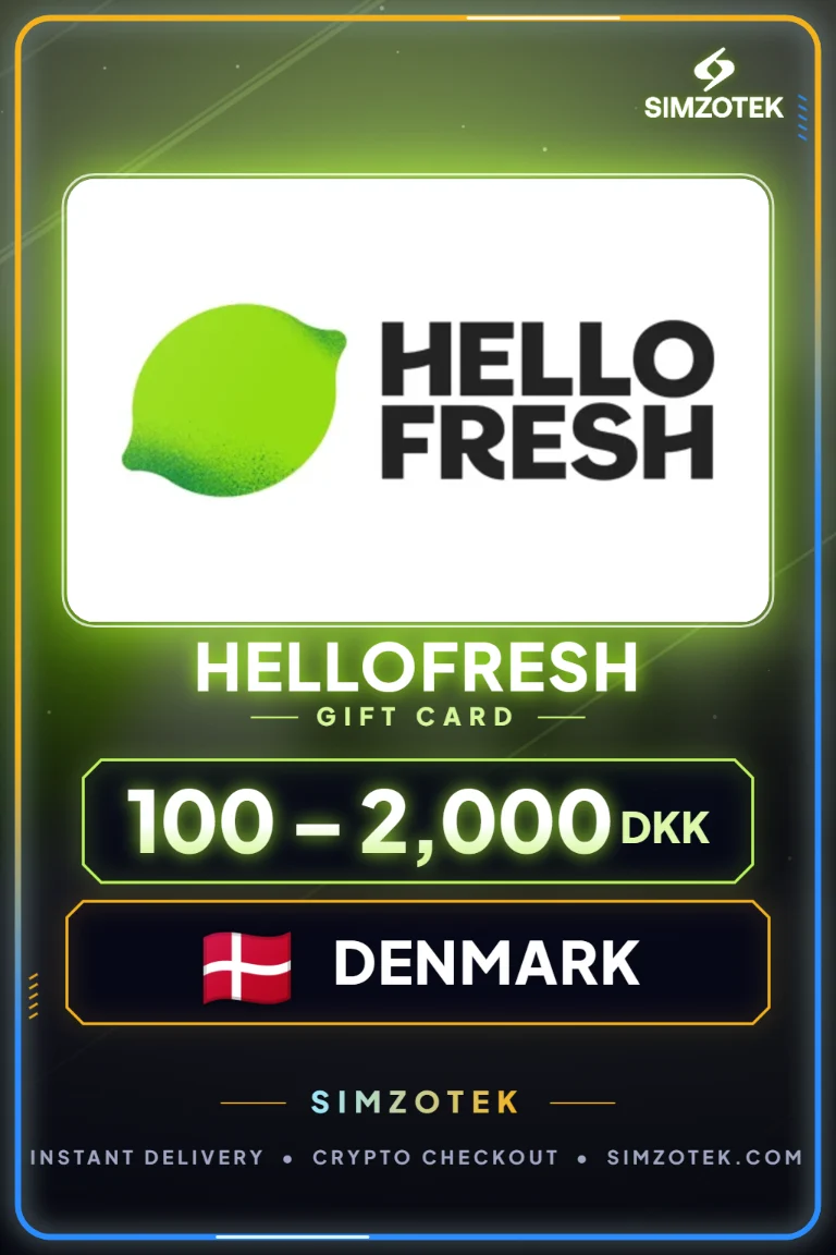 بطاقة هدايا HelloFresh (الدانمرك)