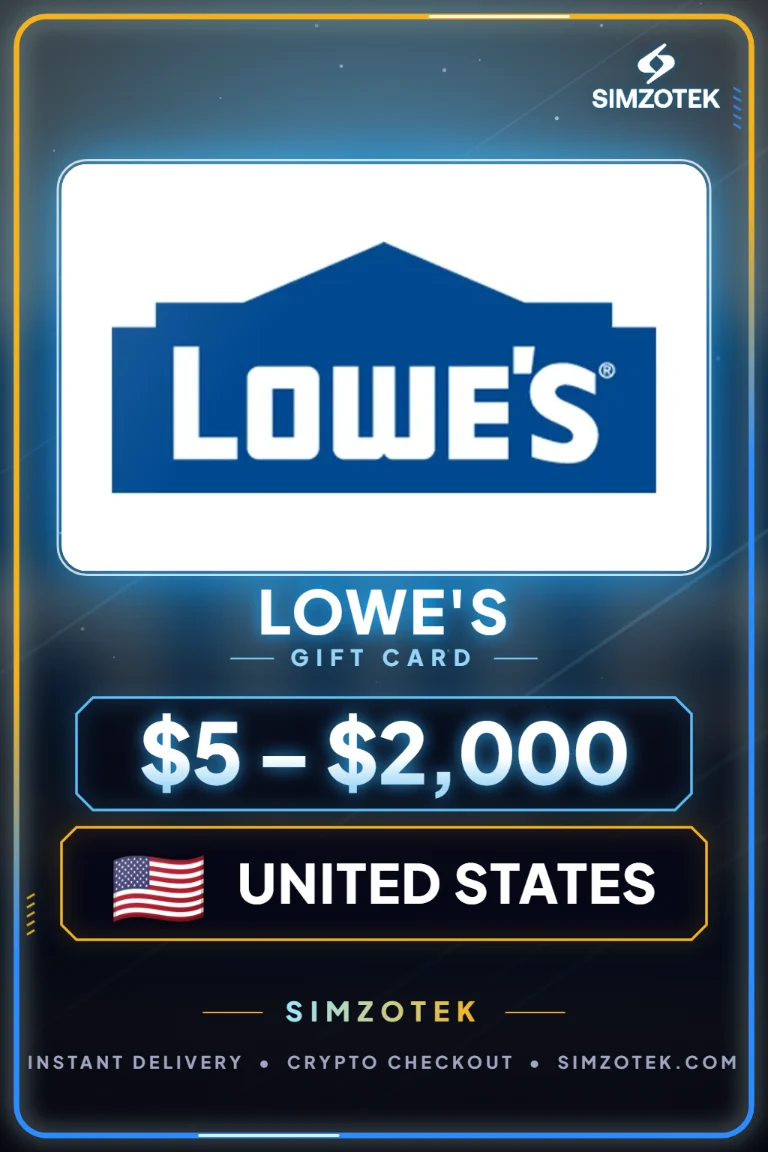 Lowe's 기프트카드 (미국)
