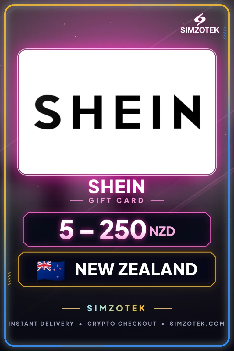 SHEIN Geschenkkarte (Neuseeland)
