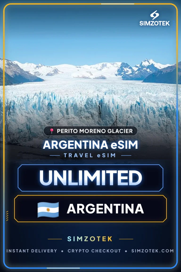 Argentinien eSIM – Unbegrenztes Datenvolumen