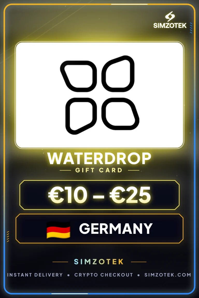 Darčeková karta Waterdrop (Nemecko)