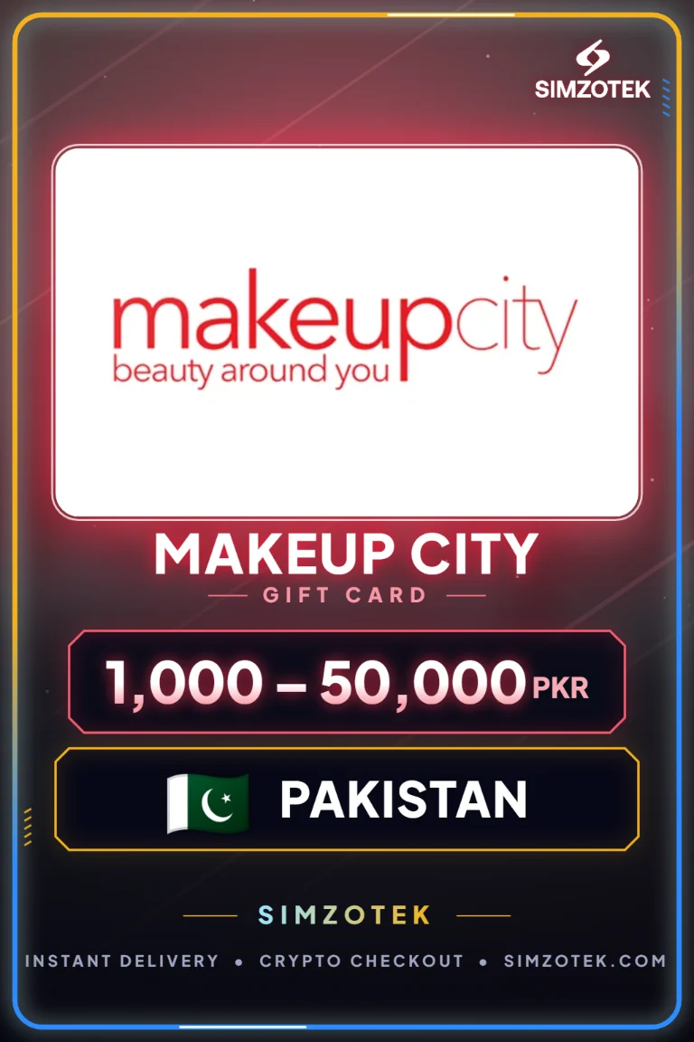 Makeup City Hediye Kartı (Pakistan)