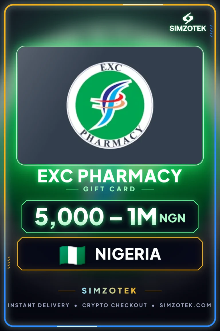 ExC Pharmacy Geschenkkarte (Nigeria)