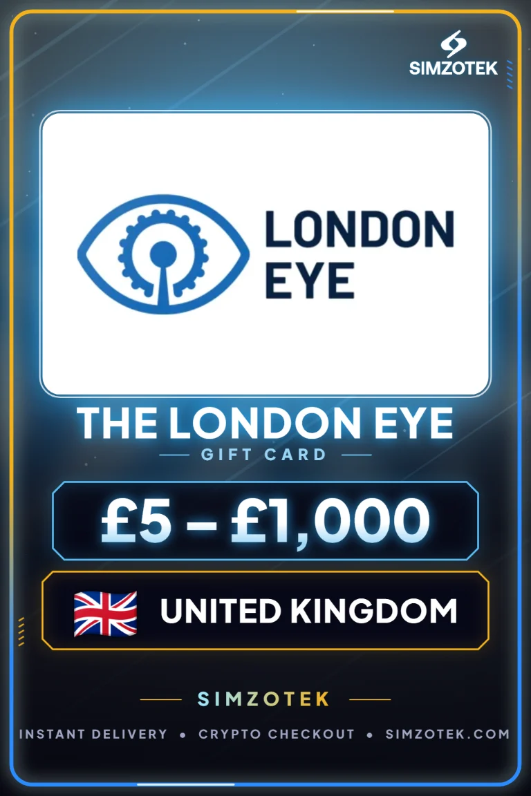 Подарок картичка The London Eye (Обединето Кралство)
