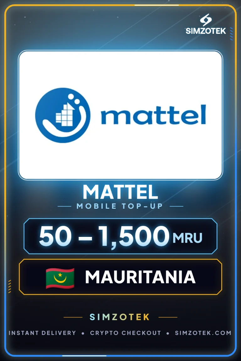 Mattel Mobile Top-Up (Mauritania)