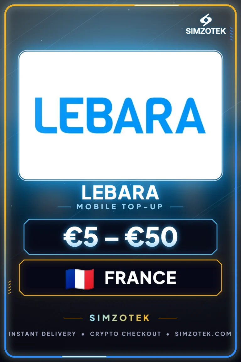 Lebara Prepaid-Guthaben (Frankreich)
