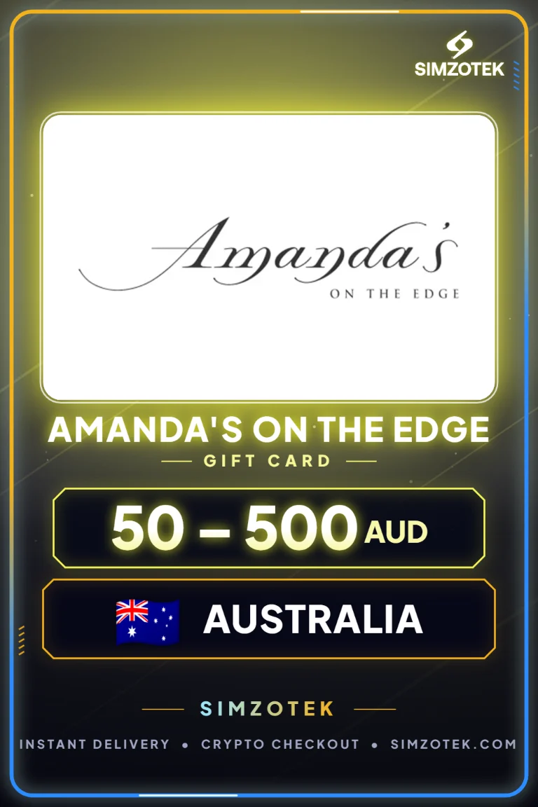 บัตรของขวัญ Amanda's On The Edge (ออสเตรเลีย)