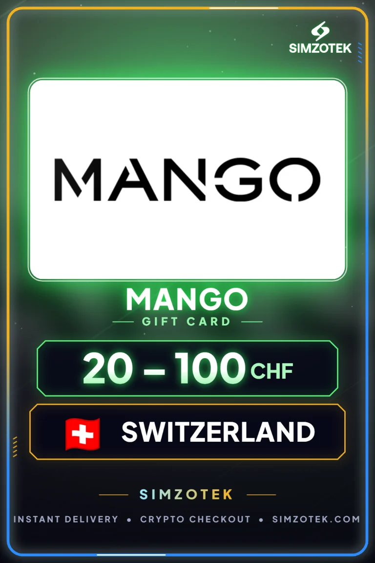 Dárková karta Mango (Švýcarsko)