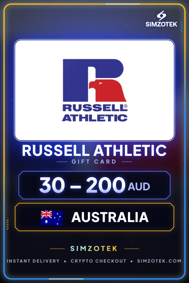 บัตรของขวัญ Russell Athletic (ออสเตรเลีย)