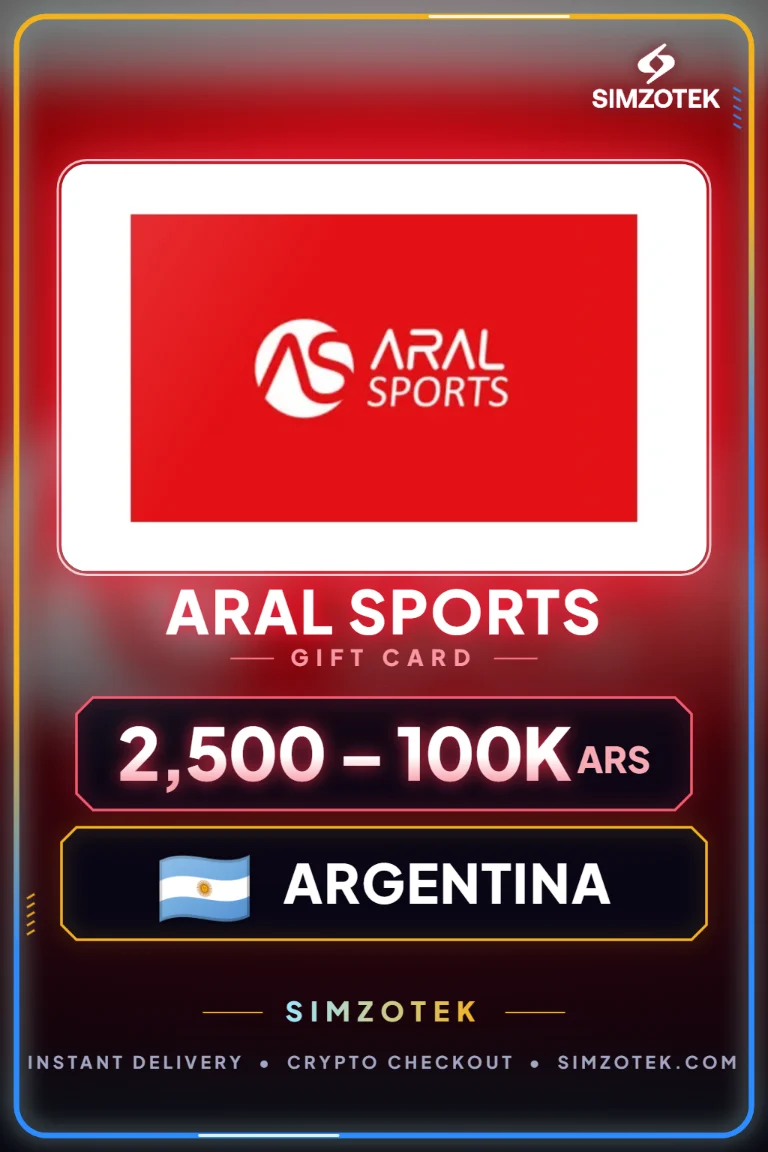 Dárková karta Aral Sports (Argentina)