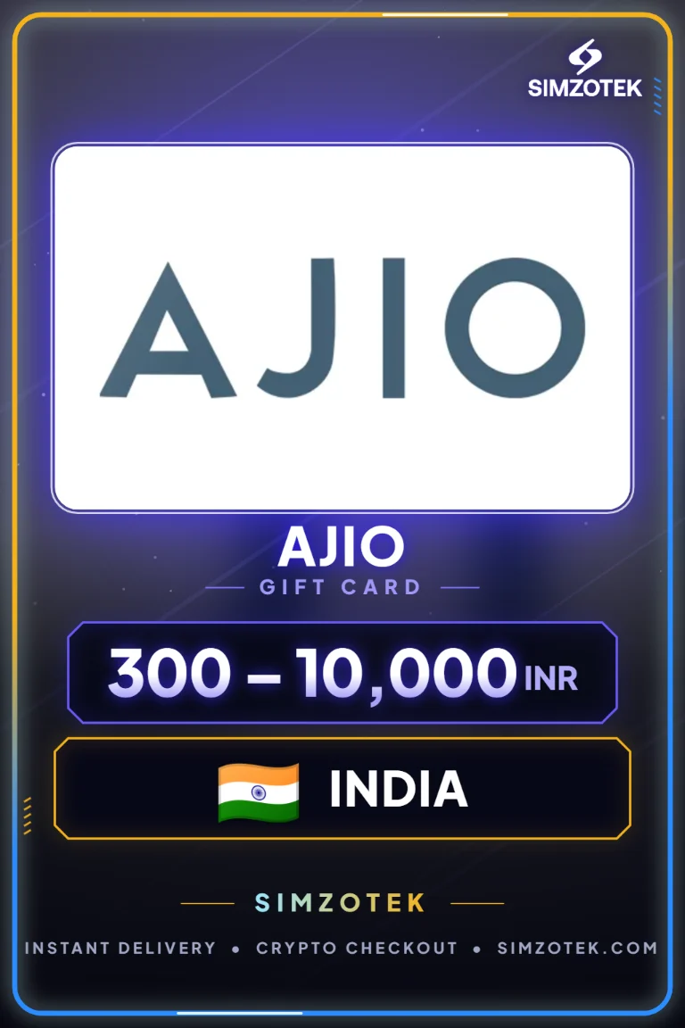 Karta podarunkowa AJIO (Indie)