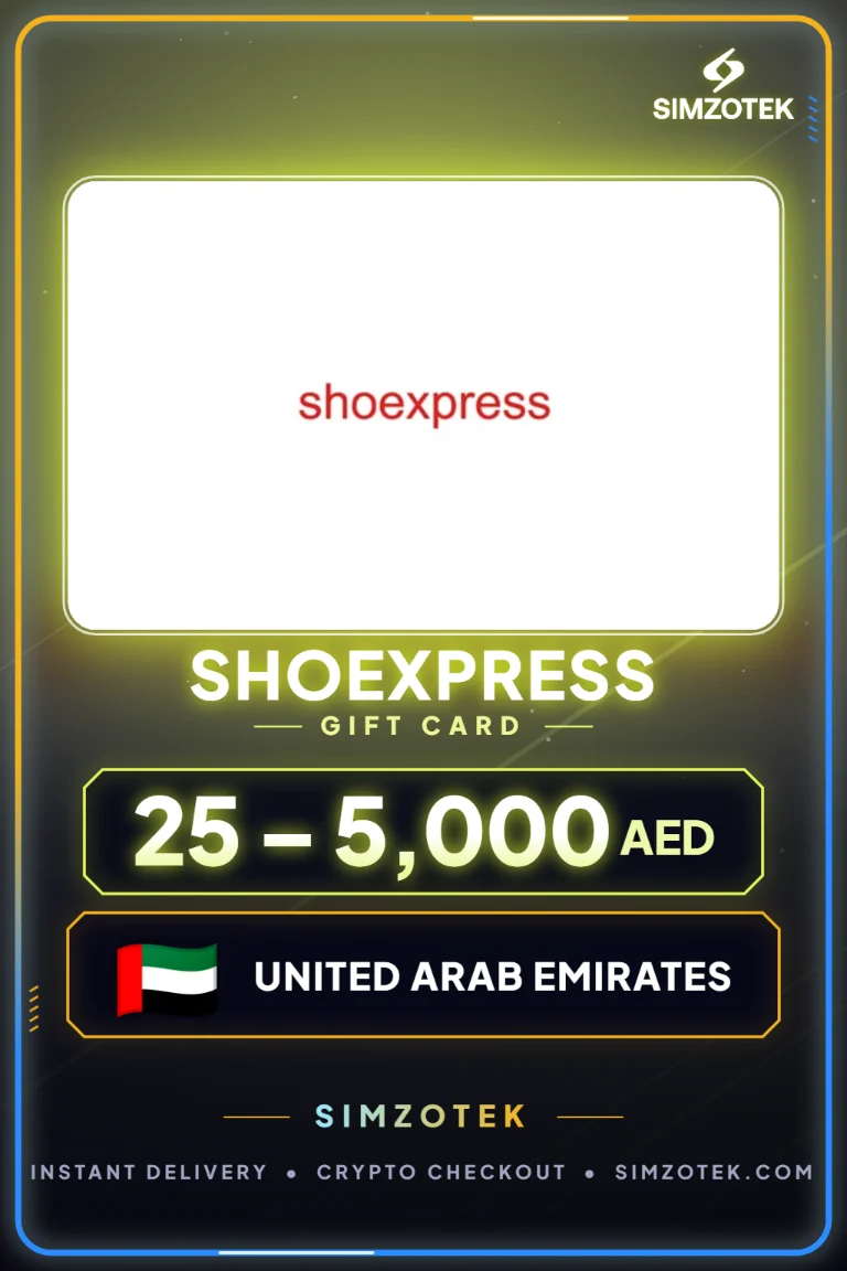 Karta podarunkowa Shoexpress (Zjednoczone Emiraty Arabskie)