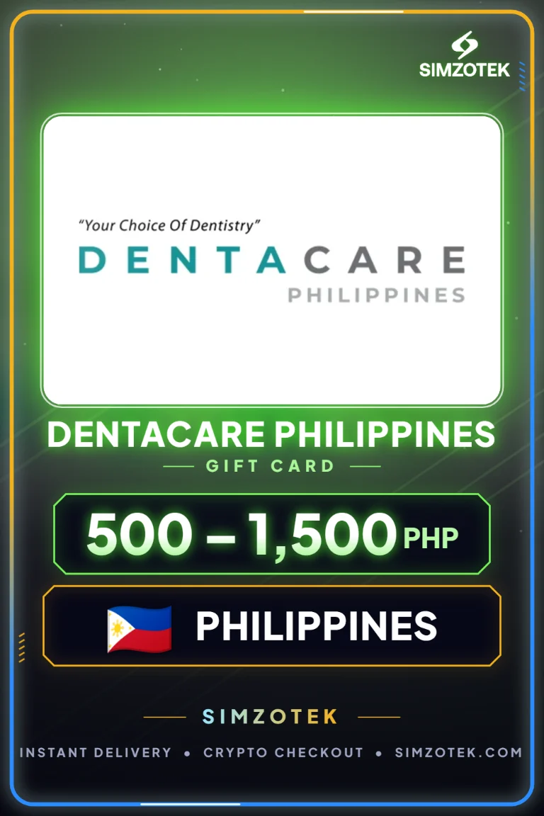 Dárková karta Dentacare Philippines (Filipíny)