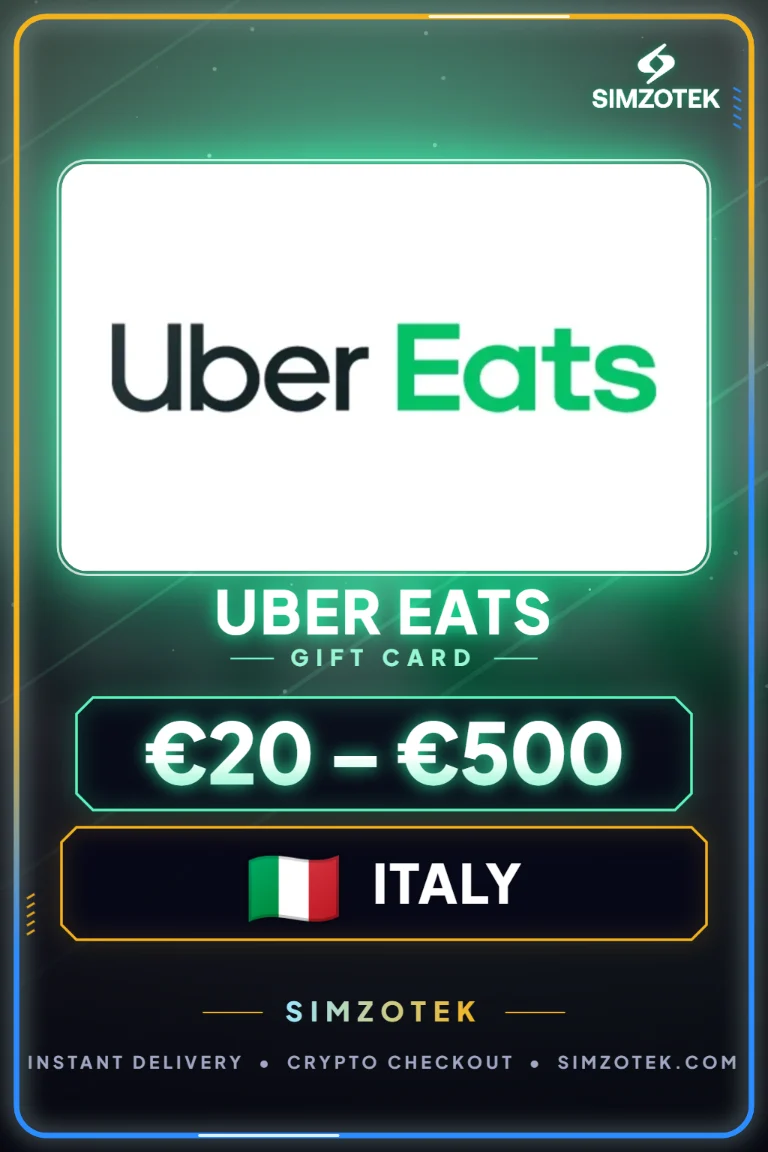 Dárková karta Uber Eats (Itálie)