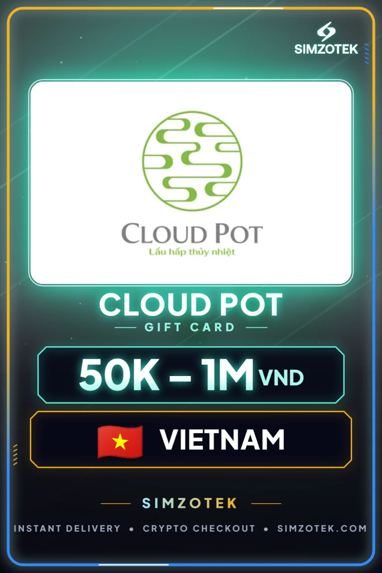 Carta regalo Cloud Pot (Vietnam)