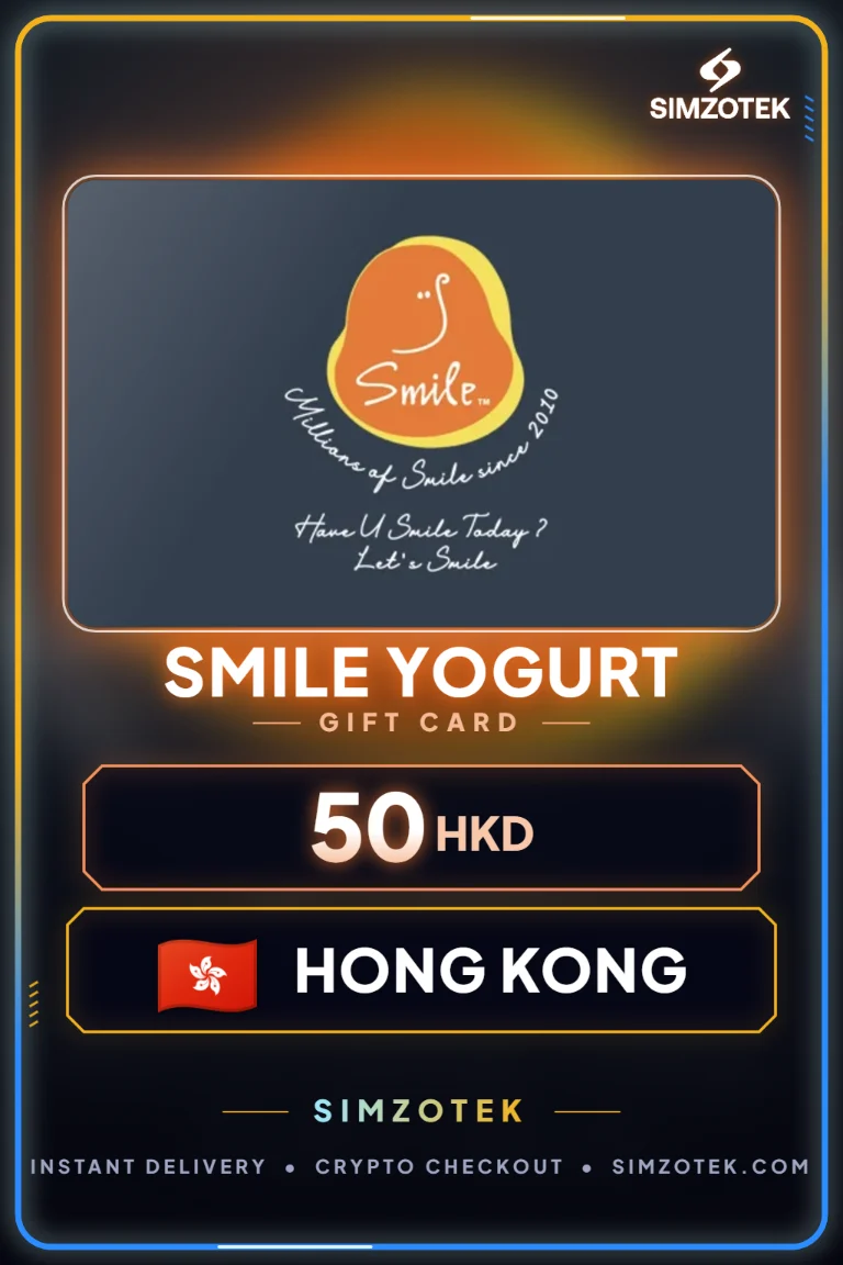 Smile Yogurt Gift Card (Hong Kong)