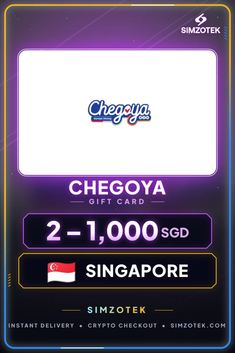 Подарок картичка Chegoya (Сингапур)