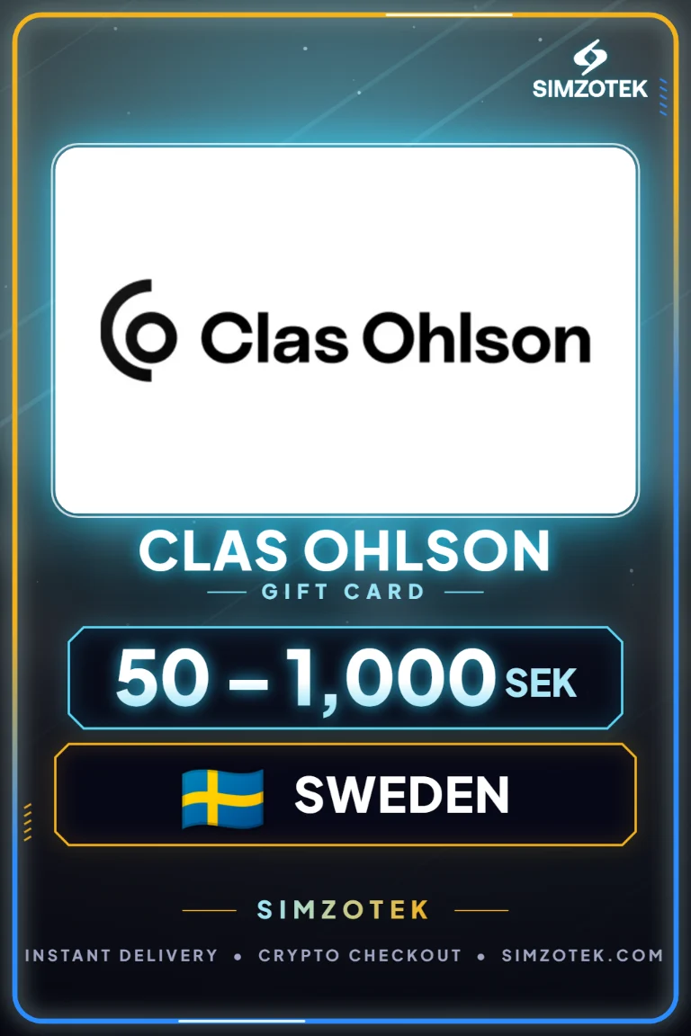 Clas Ohlson Geschenkkarte (Schweden)