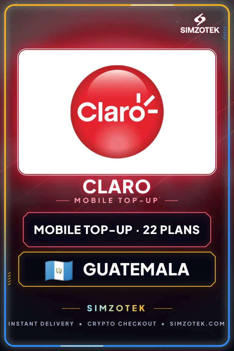Claro Mobile Top-Up (Guatemala)
