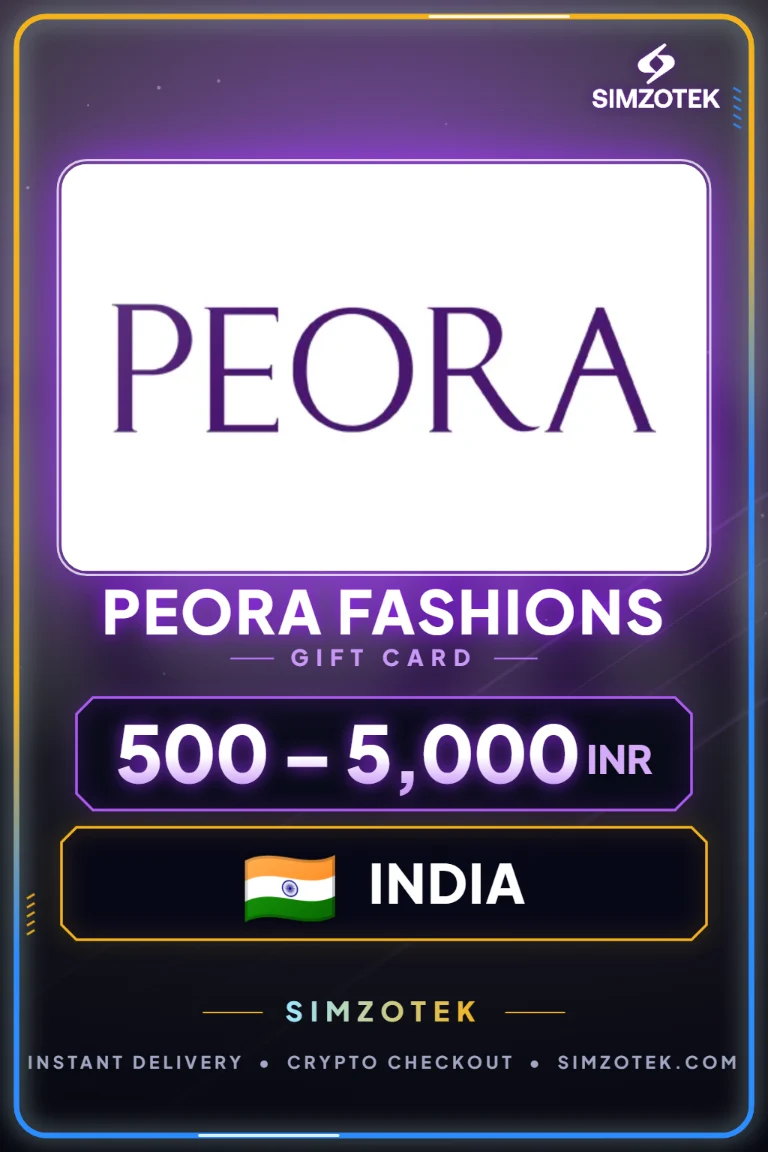 Carta regalo Peora Fashions (India)