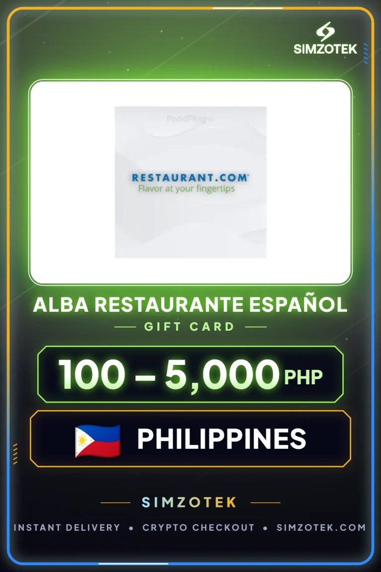 Card cadou Alba Restaurante Español (Filipine)