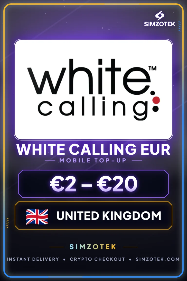 White Calling EUR Prepaid Credit (United Kingdom)