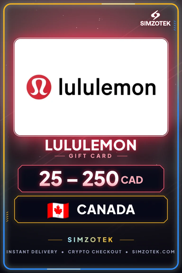 Lululemon 기프트카드 (캐나다)