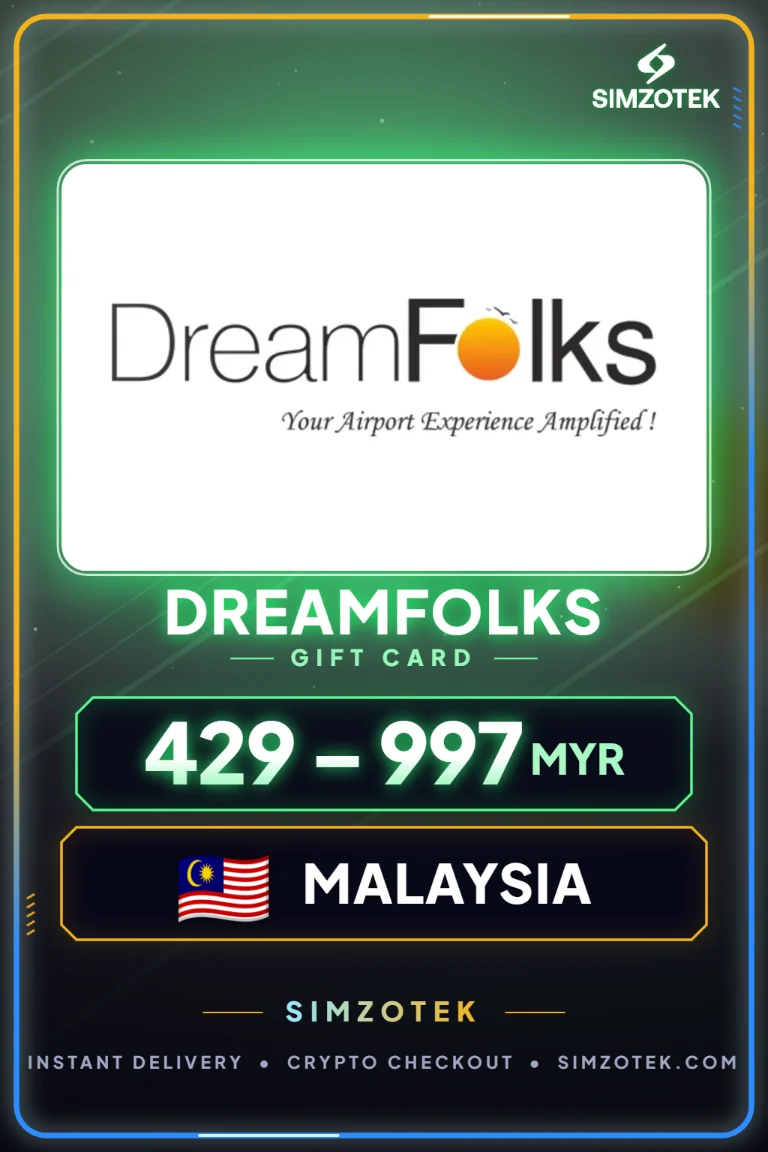 Carta regalo DreamFolks (Malaysia)