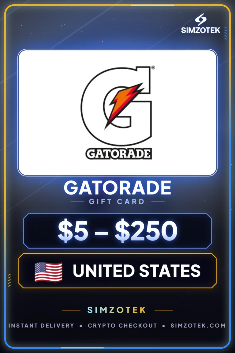 Tarjeta de regalo Gatorade (Estados Unidos)