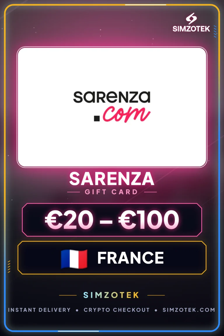 Karta podarunkowa Sarenza (Francja)