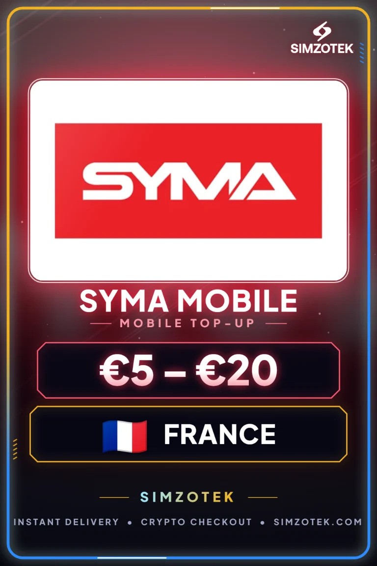 Syma Mobile Prepaid Credit (France)