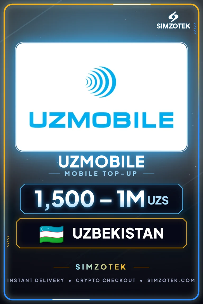 UzMobile Mobile Top-Up (Uzbekistan)