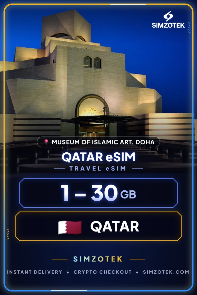 eSIM Katar – datové balíčky