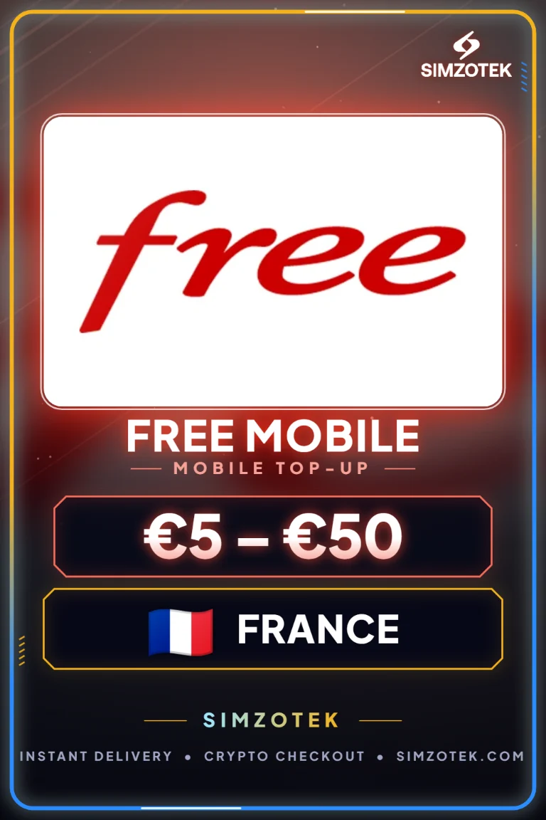 Free Mobile Prepaid-Guthaben (Frankreich)