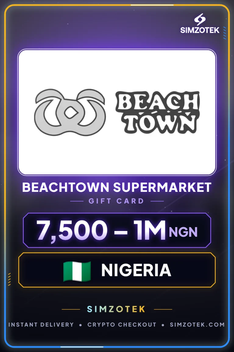 BeachTown Supermarket Gift Card (Nigeria)