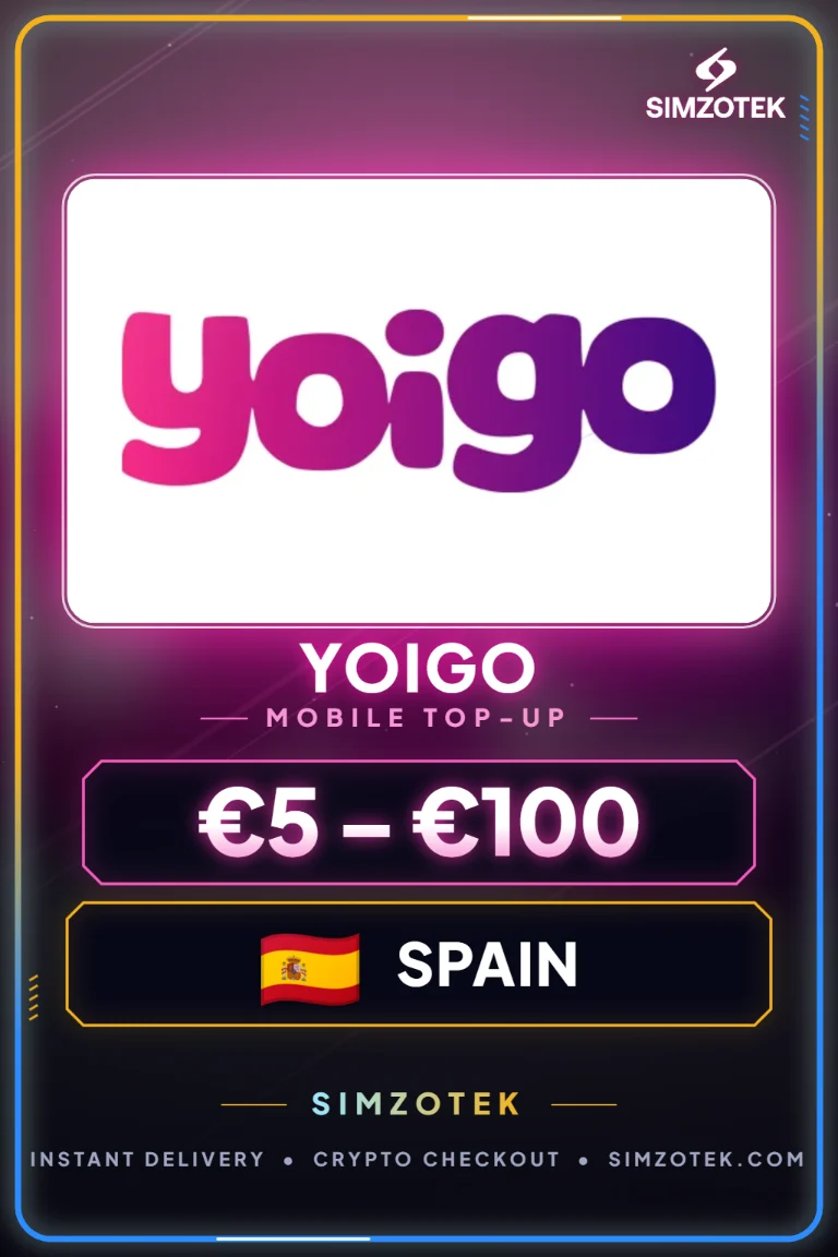บัตรเติมเงิน Yoigo (สเปน)