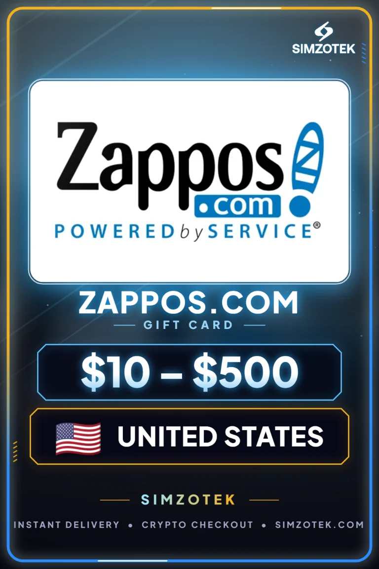 Karta podarunkowa Zappos.com (Stany Zjednoczone)